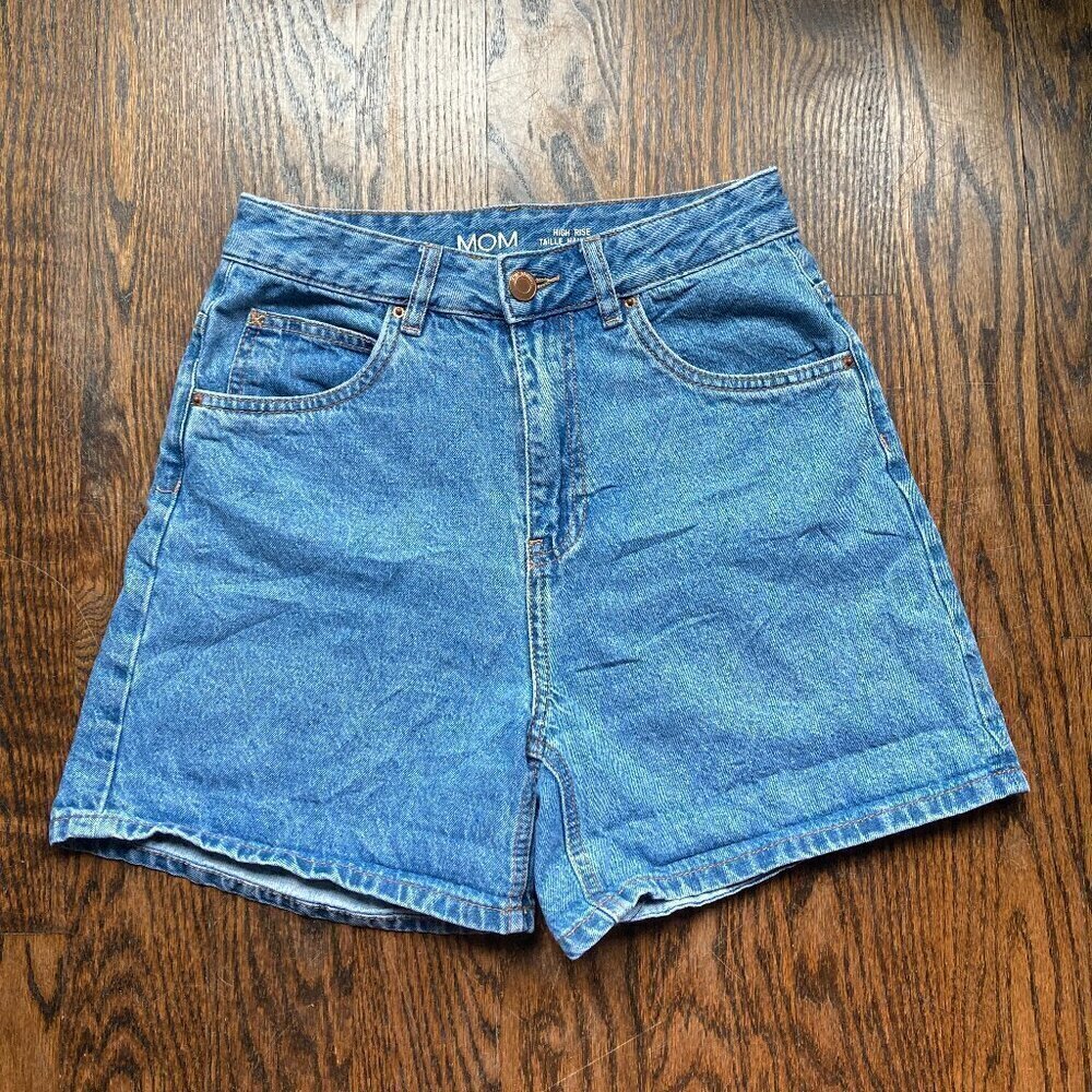 MOM denim High Rise shorts size 5-You look great today!